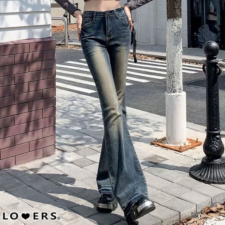 冬新作 ロゴ刺繍 ハイウエスト | LOVERS | 詳細画像1 