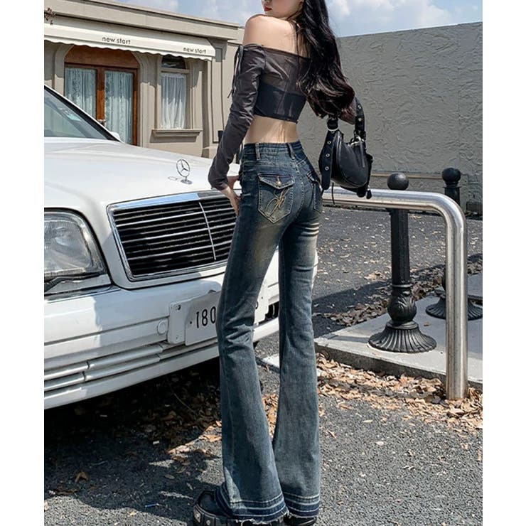 冬新作 ロゴ刺繍 ハイウエスト | LOVERS | 詳細画像4 