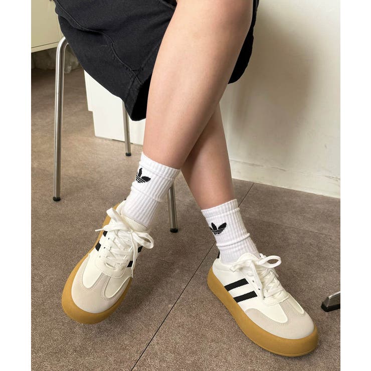 冬新作 ローカット 厚底ラインスニーカー韓国ストリート | LOVERS | 詳細画像12 