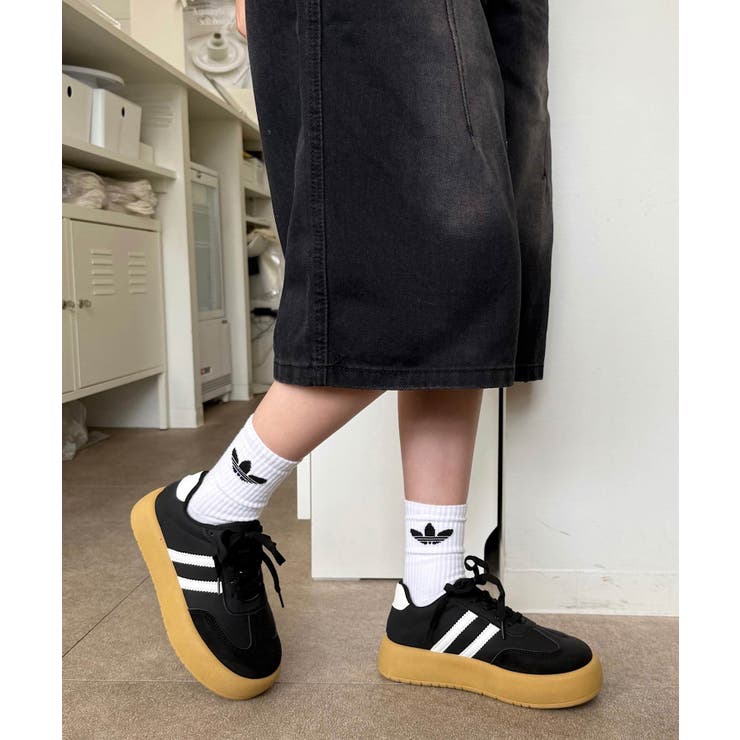 冬新作 ローカット 厚底ラインスニーカー韓国ストリート | LOVERS | 詳細画像15 