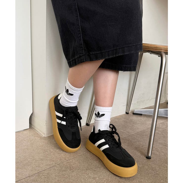 冬新作 ローカット 厚底ラインスニーカー韓国ストリート | LOVERS | 詳細画像16 