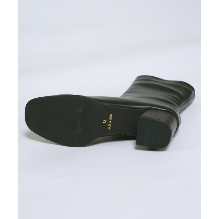 冬新作 スクエアトゥ ミドルブーツ韓国ファッション | LOVERS | 詳細画像26 