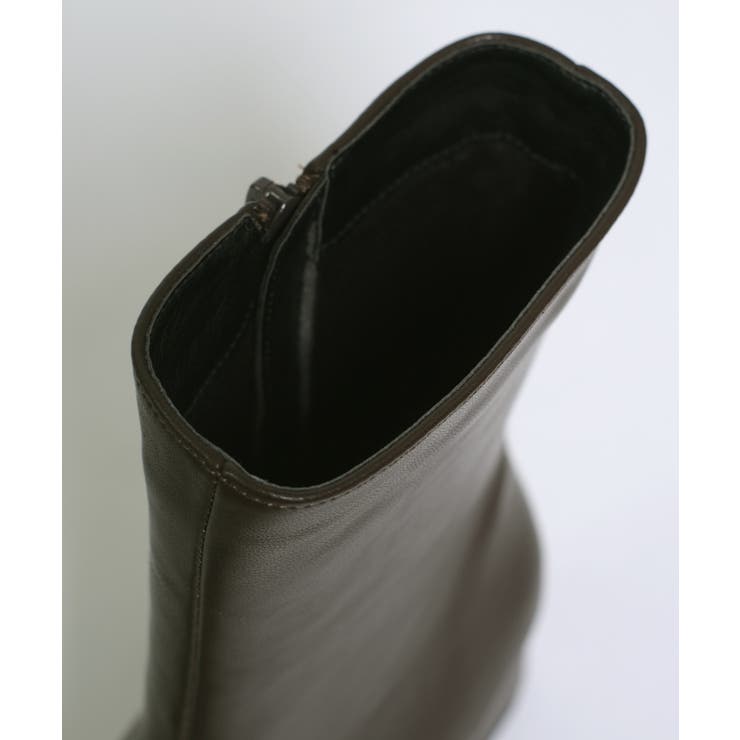 冬新作 スクエアトゥ ミドルブーツ韓国ファッション | LOVERS | 詳細画像29 