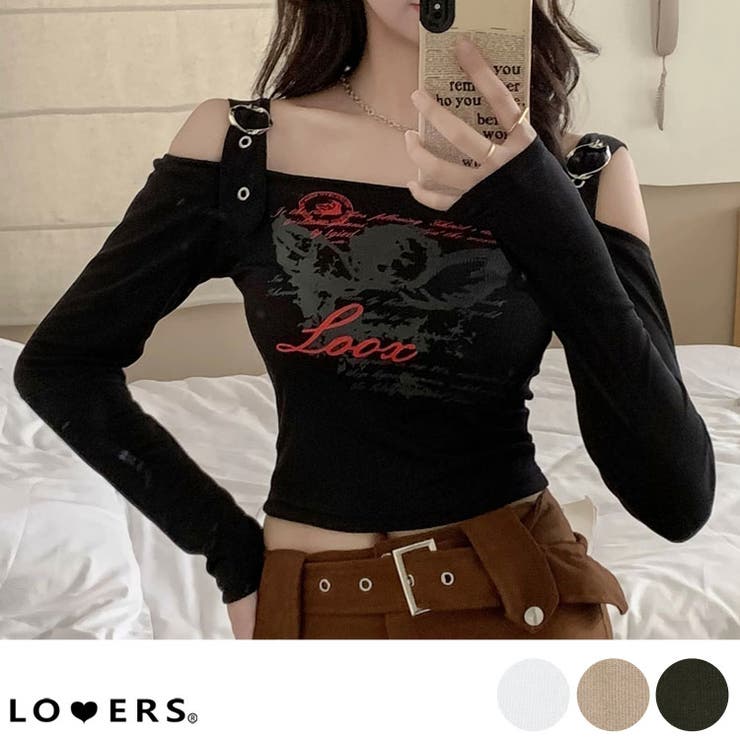 冬新作 ショート丈 エンジェルプリント | LOVERS | 詳細画像1 