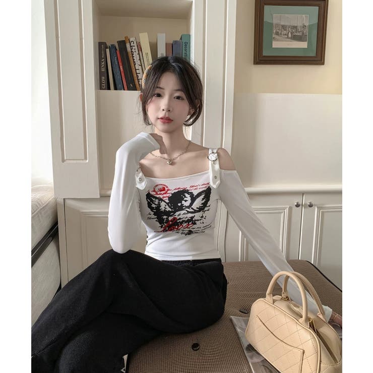 冬新作 ショート丈 エンジェルプリント | LOVERS | 詳細画像5 