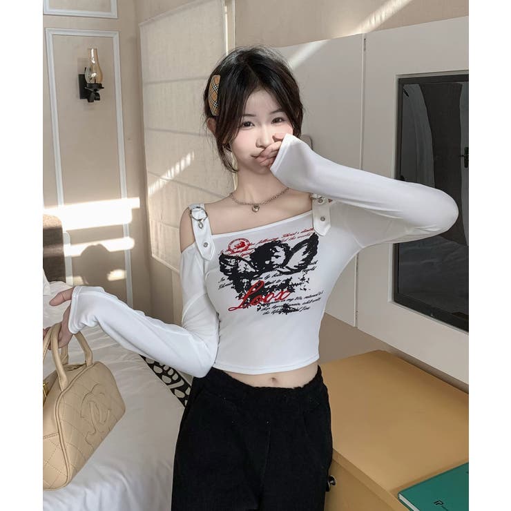 冬新作 ショート丈 エンジェルプリント | LOVERS | 詳細画像6 