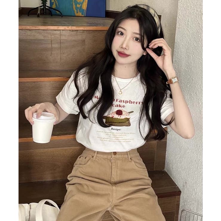 冬新作 ケーキプリント クルーネック | LOVERS | 詳細画像9 