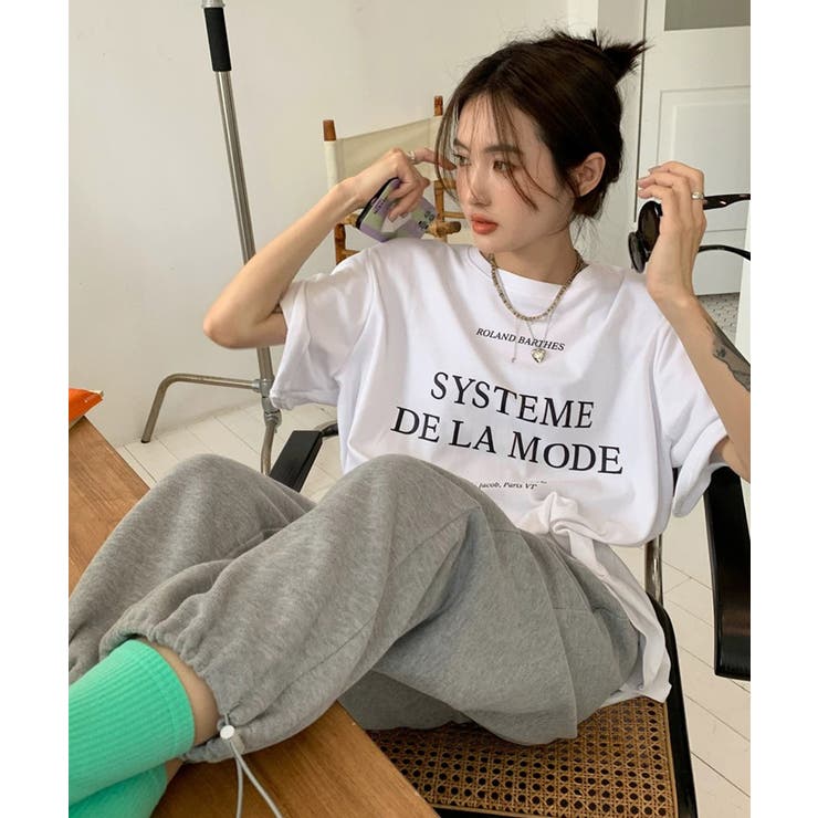 ホワイト | 冬新作 英字ロゴ オーバーサイズ | LOVERS