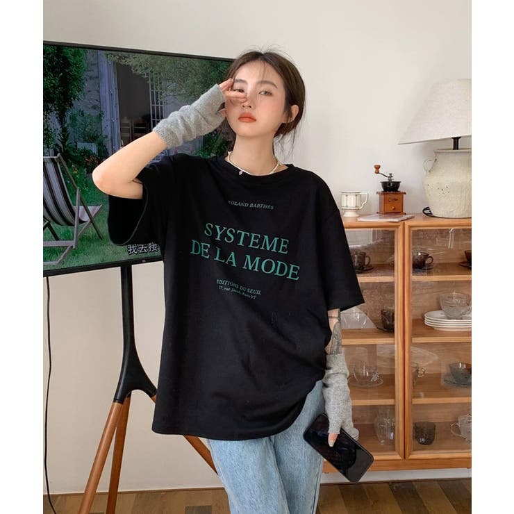 新品☆ main story オーバーサイズ Tシャツ サイズ 2 ☆ 春新作 英字ロゴ オーバーサイズ[品番：JP000006930]｜LOVERS
