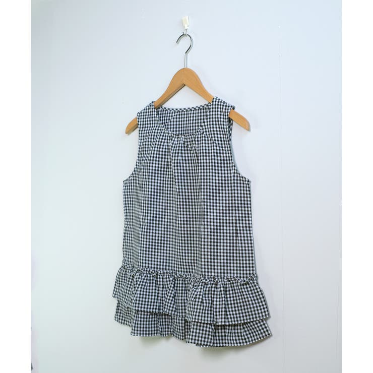 冬新作 ギンガムチェック ティアードフリル | LOVERS | 詳細画像16 