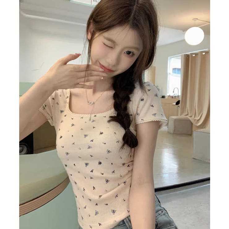 冬新作 小花柄プリント レーストリム | LOVERS | 詳細画像6 