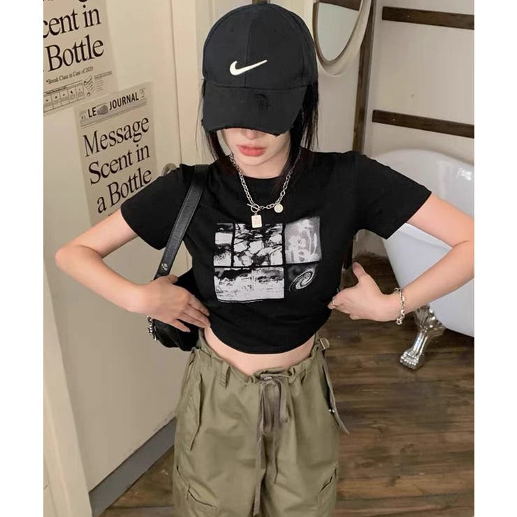 冬新作 モノクロフォトプリント ショート丈 | LOVERS | 詳細画像8 