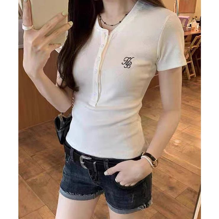 冬新作 ロゴ刺繍 ヘンリーネック | LOVERS | 詳細画像3 