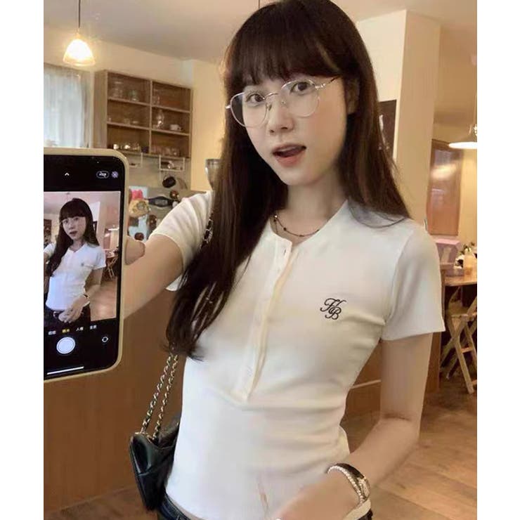 冬新作 ロゴ刺繍 ヘンリーネック | LOVERS | 詳細画像5 