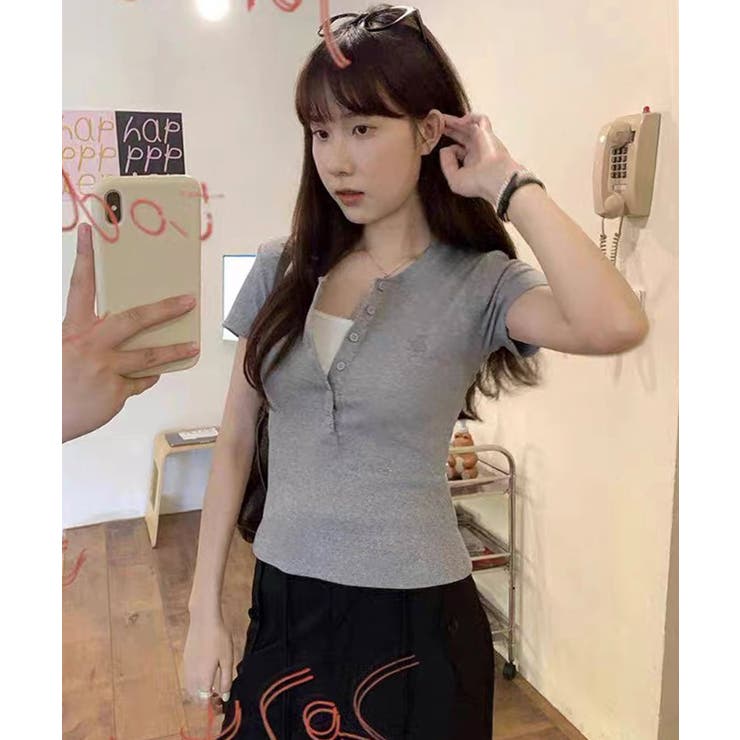 冬新作 ロゴ刺繍 ヘンリーネック | LOVERS | 詳細画像10 