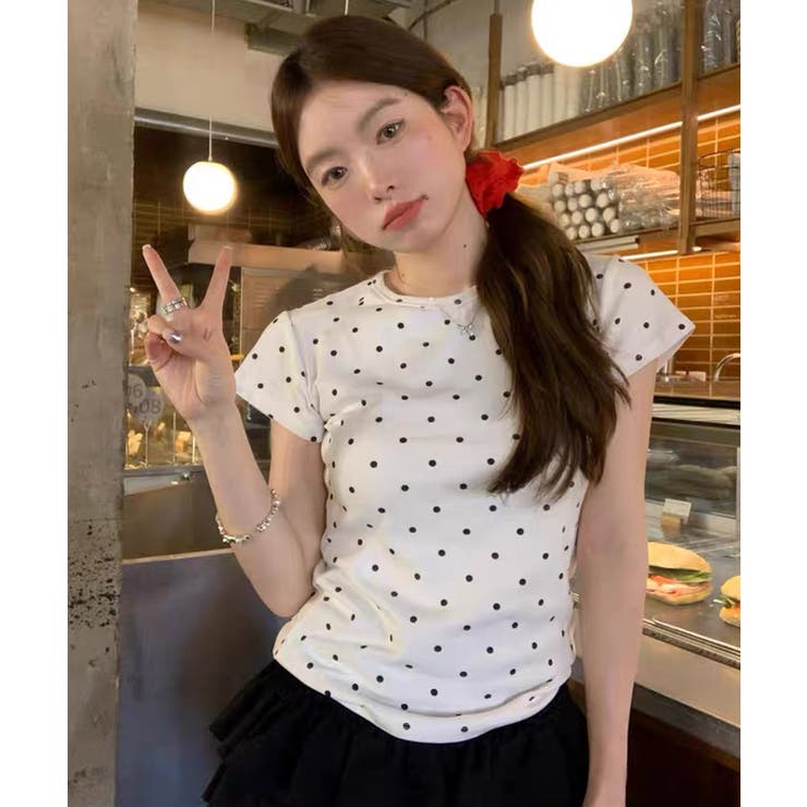 冬新作 ドット柄 クルーネック | LOVERS | 詳細画像2 