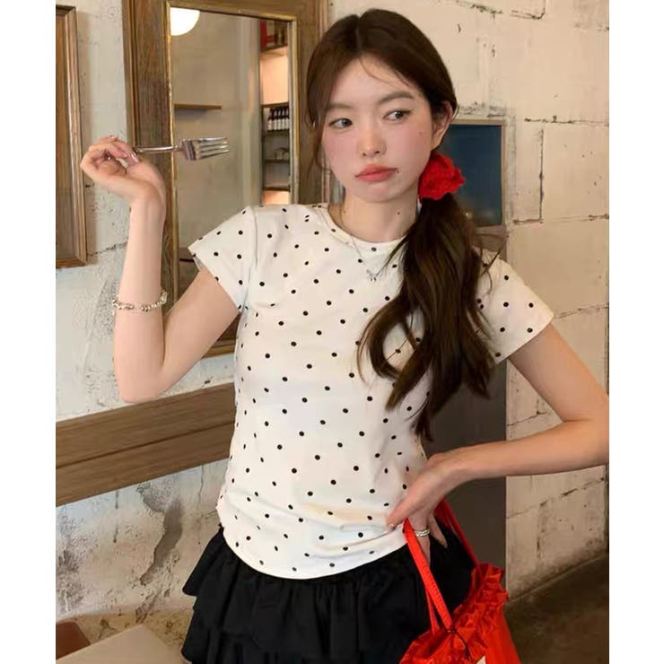 冬新作 ドット柄 クルーネック | LOVERS | 詳細画像3 