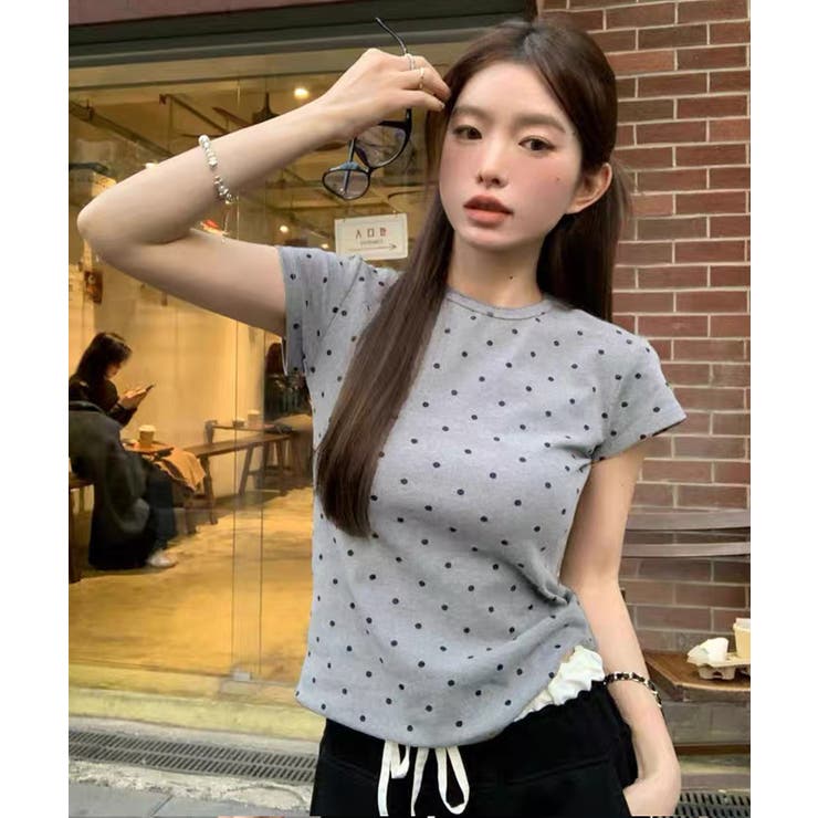 冬新作 ドット柄 クルーネック | LOVERS | 詳細画像8 