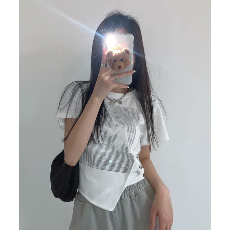 冬新作 ロゴプリント アシンメトリー | LOVERS | 詳細画像6 