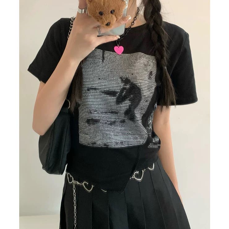 冬新作 ロゴプリント アシンメトリー | LOVERS | 詳細画像9 