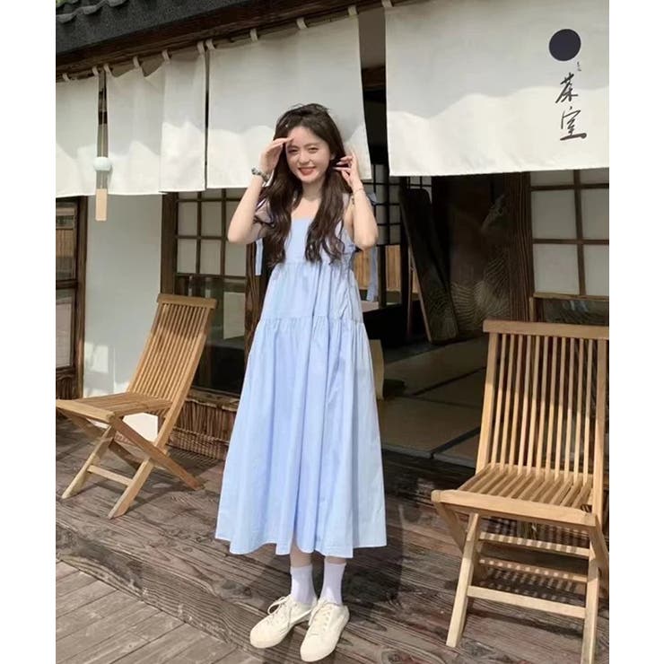 夏新作 ショルダーリボン ミディ丈 | LOVERS | 詳細画像8 