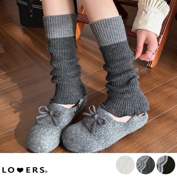 冬新作 レースリボン付き リブニット | LOVERS | 詳細画像1 