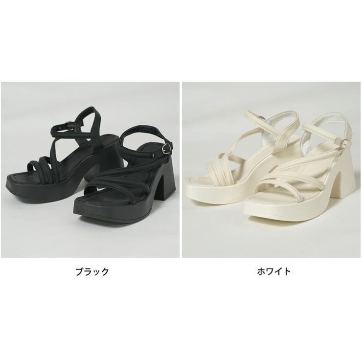 夏新作 ナローストラップ チャンキーヒール | LOVERS | 詳細画像21 