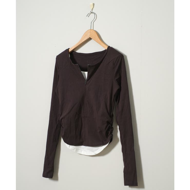 春新作 レイヤード風 フィンガーホール付き | LOVERS | 詳細画像8 