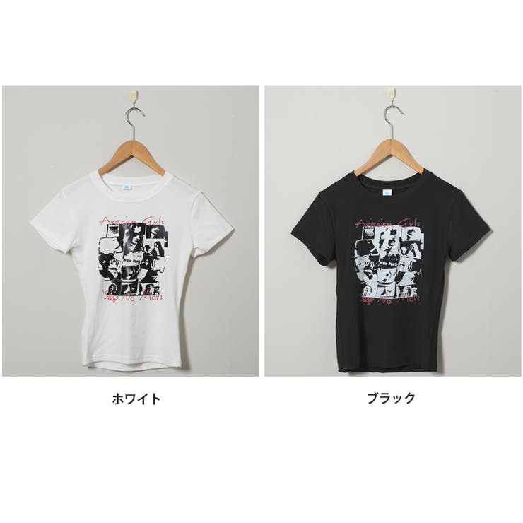 夏新作 モノクログラフィックデザイン スリムTシャツ | LOVERS | 詳細画像17 