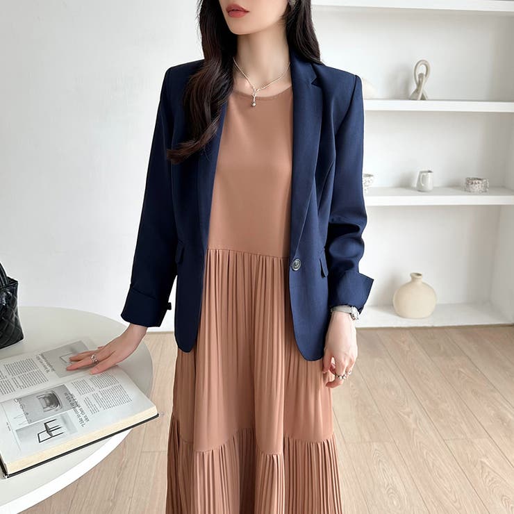 フレアワンピース ロングワンピース 半袖 | COCOMOMO | 詳細画像15 