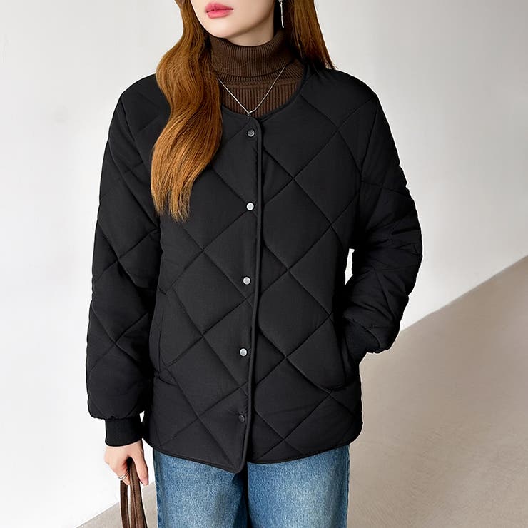 キルティングジャケット 中綿ジャケット あったか | COCOMOMO | 詳細画像33 