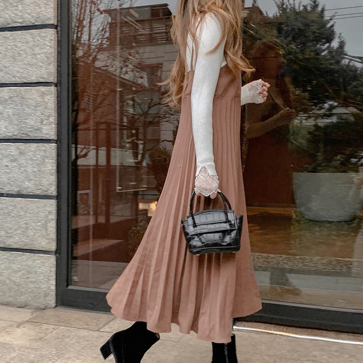 キャミソールワンピース プリーツワンピース ロングワンピース | COCOMOMO | 詳細画像13