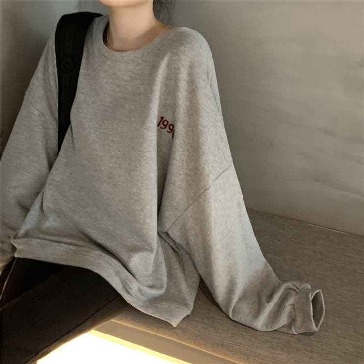 トレーナー シンプルスウェット 無地ロゴトレーナー | COCOMOMO | 詳細画像12 