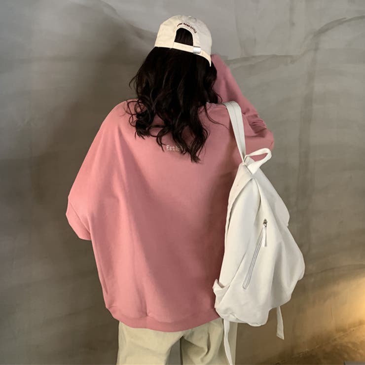 トレーナー シンプルスウェット 無地ロゴトレーナー | COCOMOMO | 詳細画像20 