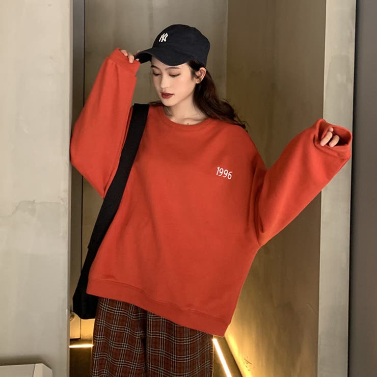 トレーナー シンプルスウェット 無地ロゴトレーナー | COCOMOMO | 詳細画像26 