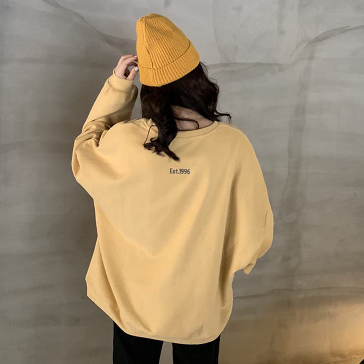 トレーナー シンプルスウェット 無地ロゴトレーナー | COCOMOMO | 詳細画像24 