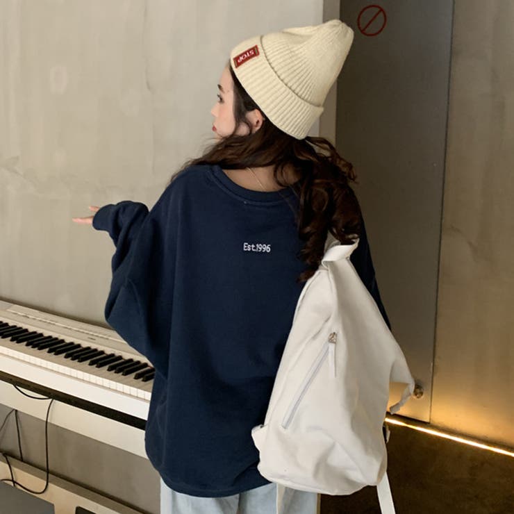 トレーナー シンプルスウェット 無地ロゴトレーナー | COCOMOMO | 詳細画像5 