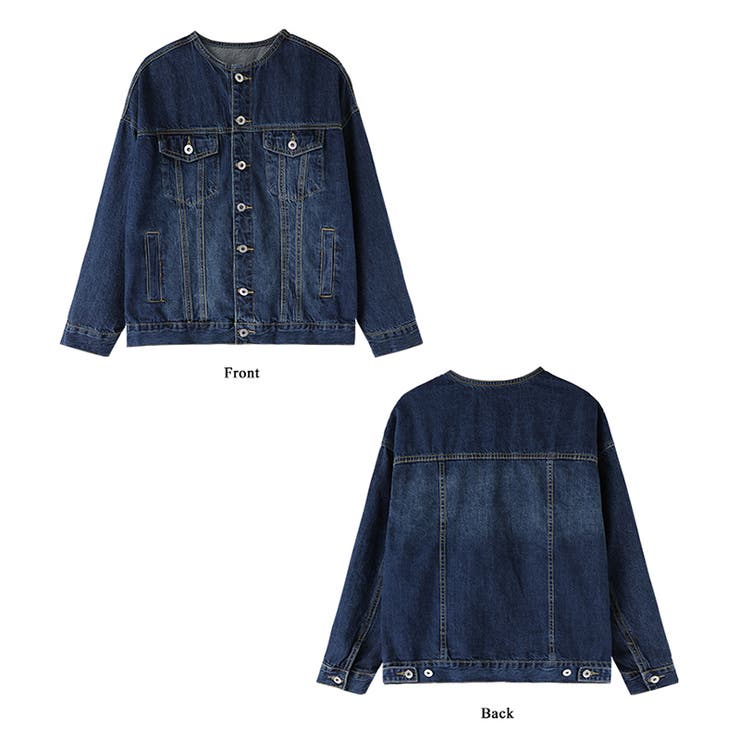 【美品】Monameフリルノーカラーデニムジャケット˚✧₊⁎！！ Monameフリルノーカラーデニムジャケット˚✧₊⁎！！