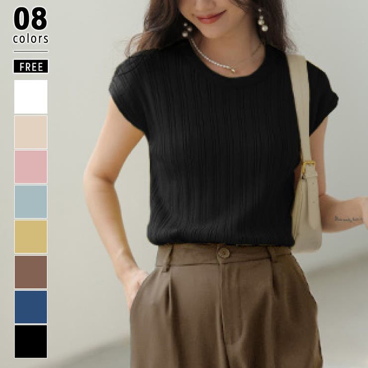 ブラック | ニット サマーニット トップス | COCOMOMO