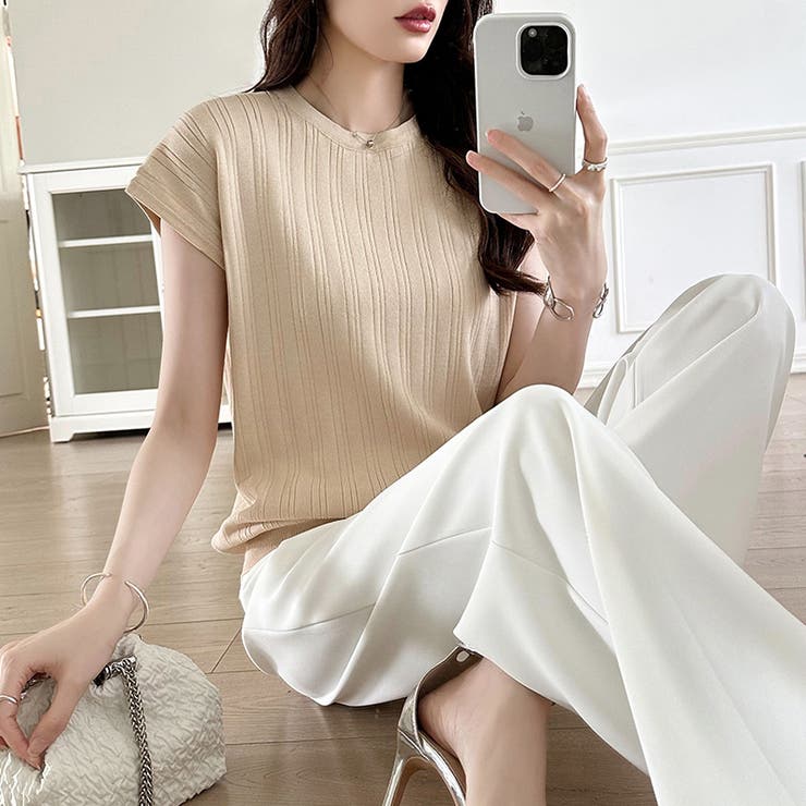 ニット サマーニット トップス | COCOMOMO | 詳細画像6 