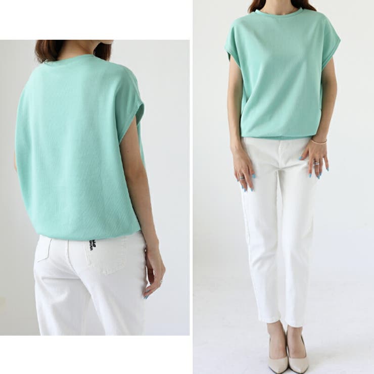 【選べる2タイプ】 フレンチスリーブTシャツ Tシャツ | COCOMOMO | 詳細画像10 