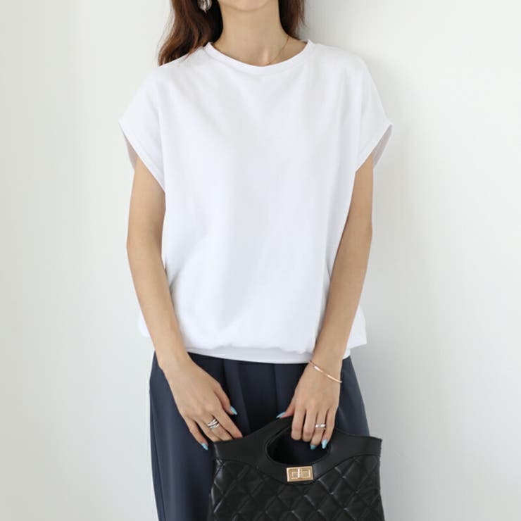 【選べる2タイプ】 フレンチスリーブTシャツ Tシャツ | COCOMOMO | 詳細画像12 