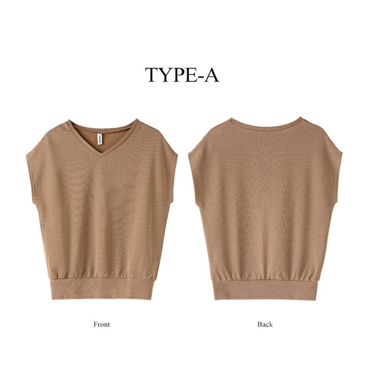 【選べる2タイプ】 フレンチスリーブTシャツ Tシャツ | COCOMOMO | 詳細画像17 