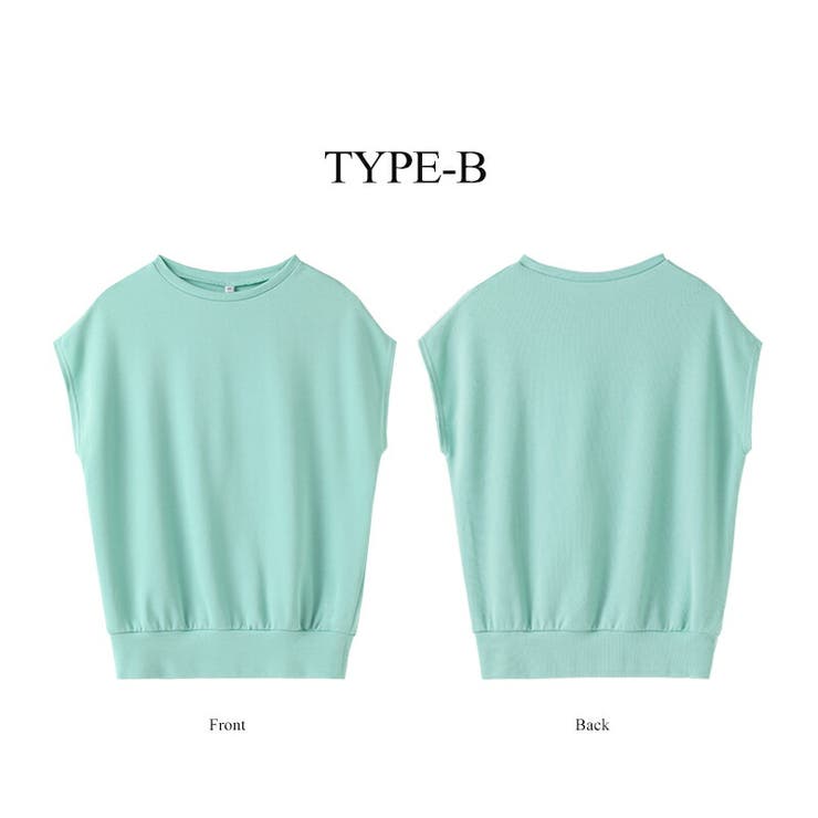 【選べる2タイプ】 フレンチスリーブTシャツ Tシャツ | COCOMOMO | 詳細画像18 