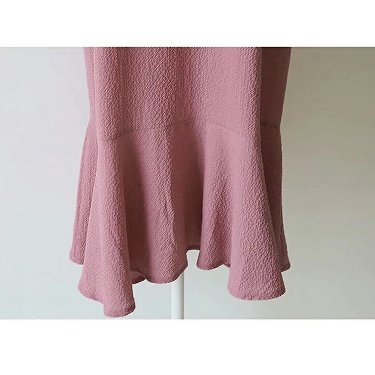 ティアードフレアワンピース ロングワンピース キーネック | COCOMOMO | 詳細画像13 