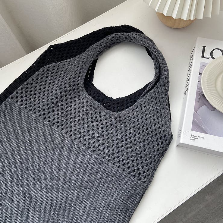 ナチュラルで大人可愛いショルダーバッグ ニットバッグ トートバッグ大容量 | COCOMOMO | 詳細画像30 