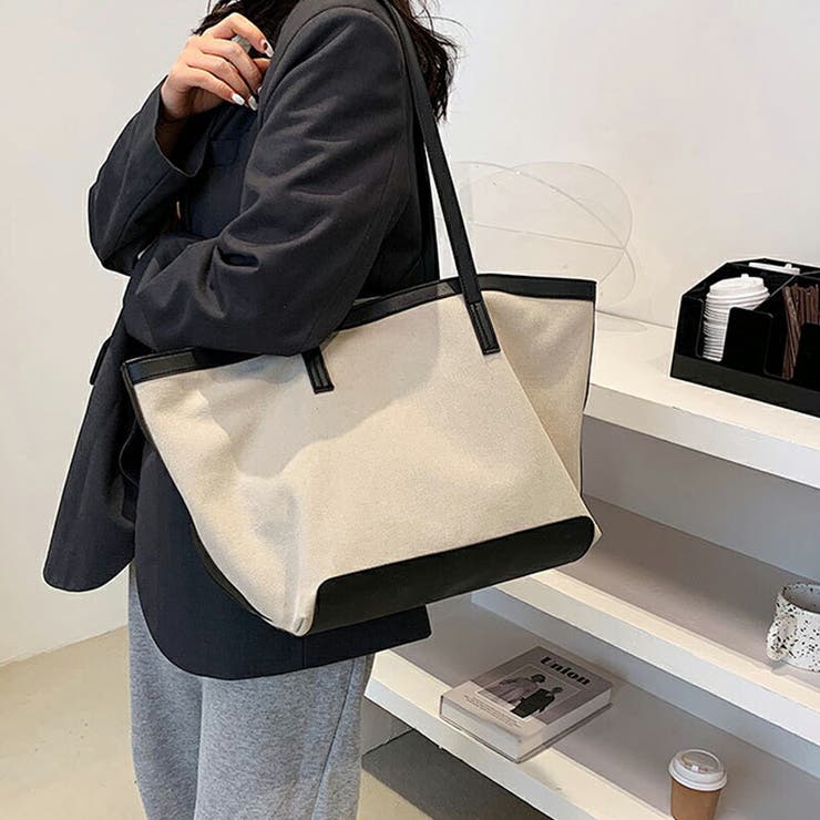 キャンバスビッグトートバッグ レディース 通勤バッグ 品番 Cocw Cocomomo ココモモ のレディース ファッション通販 Shoplist ショップリスト