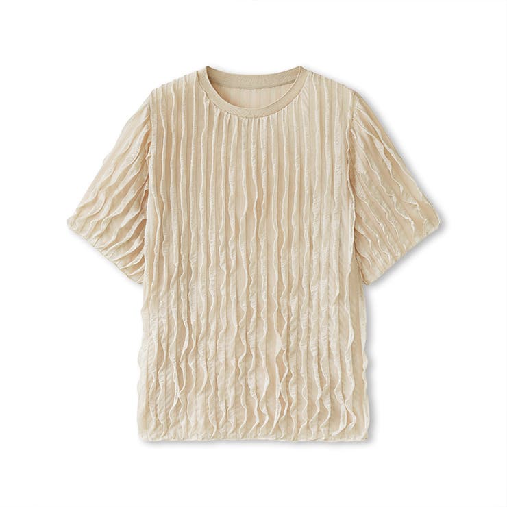 フリルトップス 半袖Tシャツ 夏トップス | COCOMOMO | 詳細画像46 