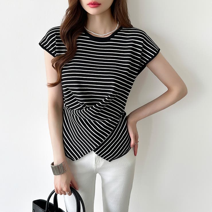 クロストップス サマーニット フレンチスリーブ | COCOMOMO | 詳細画像11 