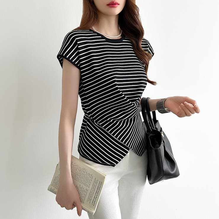 クロストップス サマーニット フレンチスリーブ | COCOMOMO | 詳細画像13 